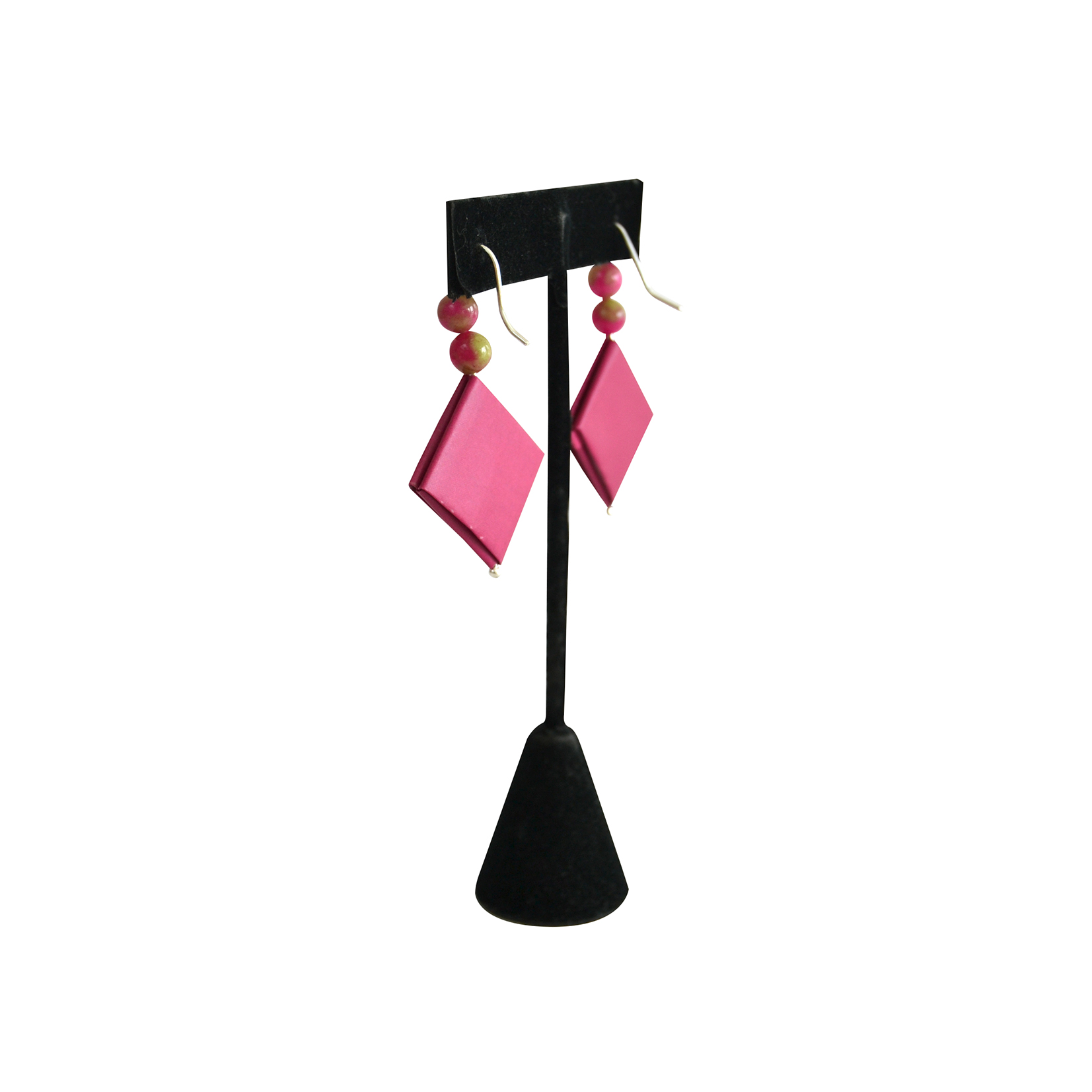 Pendiente Largo Rosa 2