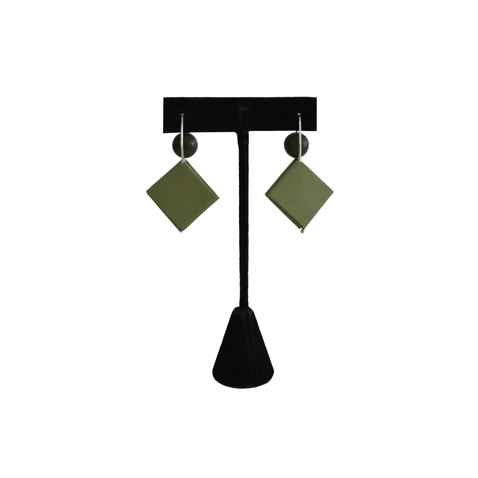 Pendiente Largo Verde 3